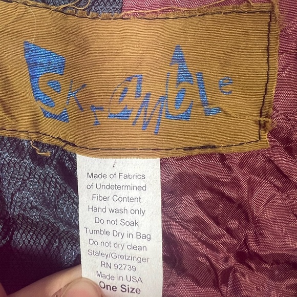 Skramble Colorblock Hippie Printed Kimono Tie Front One Size - Picture 4 of 8